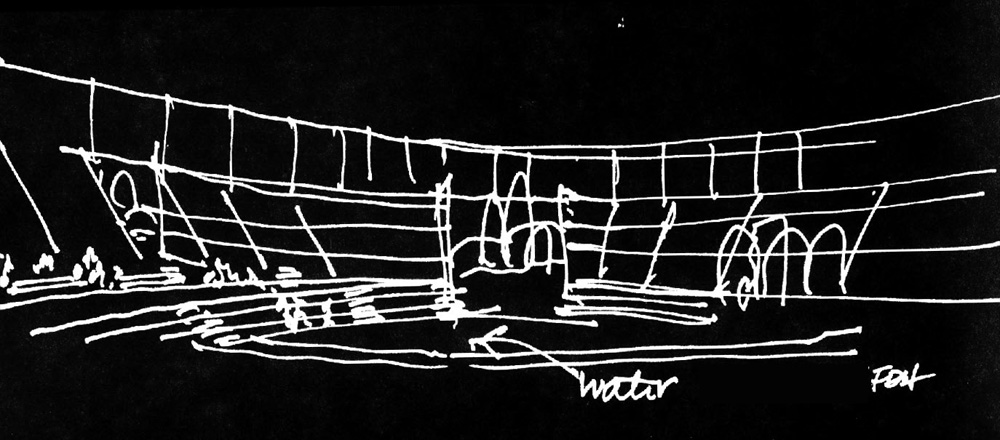 Hand-drawn concept sketch