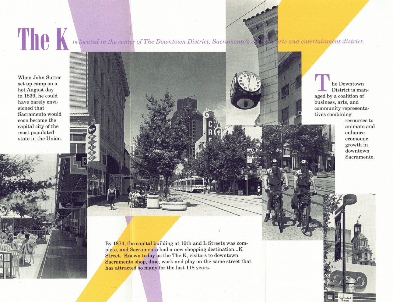 The K, a promotional newsletter for downtown Sacramento