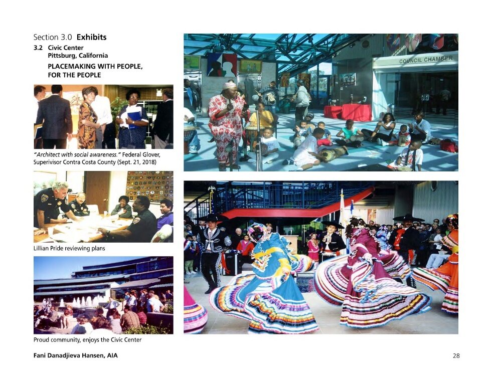 Exhibit sheet: Placemaking with people, for the people