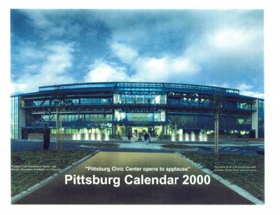Pittsburg Civic Center Opens to Applause, Pittsburg Calendar 2000