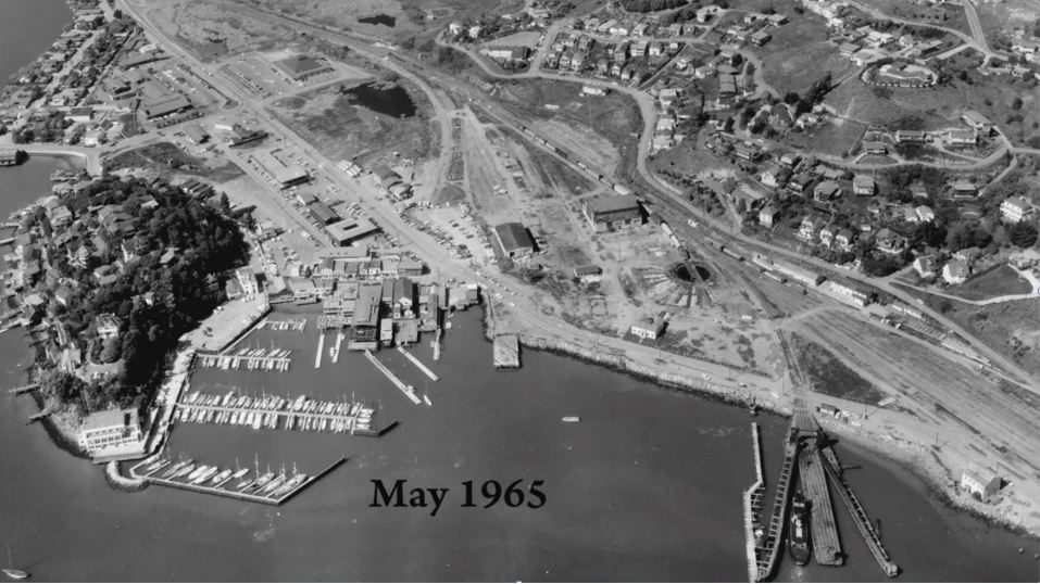 Tiburon waterfront, May 1965